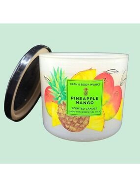 PINEAPPLE MANGO 3-WICK CANDLE BY BATH AND BODY WORKS